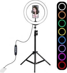 Kruhové svetlo RGBW 26 cm so statívom 1,1 m PULUZ