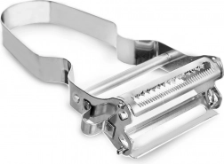 Nerezová dvojitá škrabka na zeleninu a ovocie 11,5 cm