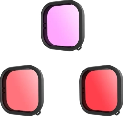 Sada vodotesných filtrov Telesin pre GoPro Hero 9 / Hero 10 / Hero 11 / Hero 12 (GP-FLT-904)