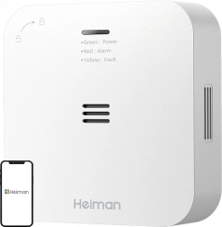 Bezdrôtový detektor oxidu uhoľnatého Heiman