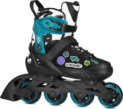 Inline korčule NILS Extreme Vibe tyrkysové – M (37–40)