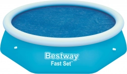 Solárna krycia plachta na bazén 244 cm BESTWAY Fast Set