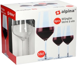 Poháre na červené víno Alpina 530 ml (6 ks)
