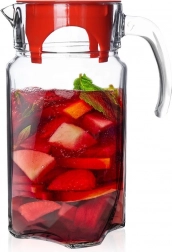 Sklenený džbán s viečkom 1,75 l