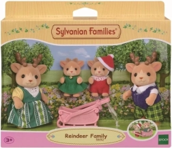 Sylvanian Families rodina sobov so saňami