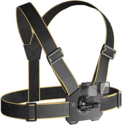 PULUZ hrudný popruh pre športové kamery (čierny)