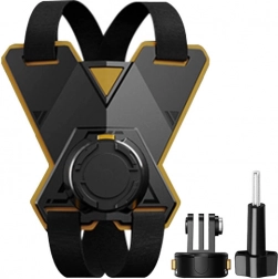 PULUZ magnetický držiak na motocyklovú prilbu pre športové kamery (vrátane ACE PRO 2, OSMO ACTION 5 PRO)