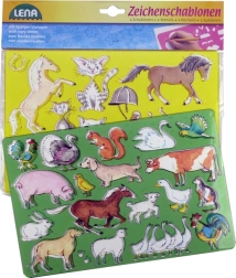 Lena kresliace šablóny – kone a mačky