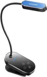 Glocusent mini bezdrôtové pripínacie svetlo čierne