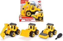 Stavebné autíčko so skrutkovačom 12,5 cm (4 druhy)