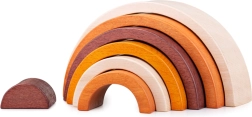 Drevená skladacia dúha prírodná Bigjigs Baby