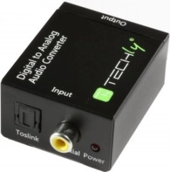Digitálny prevodník Toslink SPDIF, koaxiálny audio na analógové stereo RCA L/R