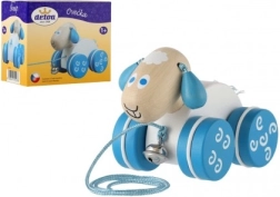 Drevená ťahacia hračka Ovečka pre deti