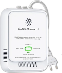 Detektor oxidu uhoľnatého s alarmom 85 dB a LED