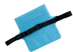 Vodotesná ľadvinka a puzdro na opasok – svetlomodrá