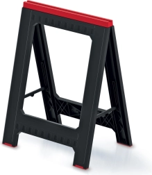 Skladacie stavebné kozy TITAN STAND, sada 2 ks, čierne