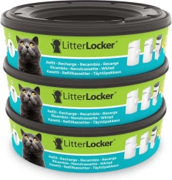 LitterLocker náhradné kazety do koša na mačacie stelivo (3 ks)