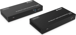 HDMI extender 4K 60 Hz 150 m cez kábel CAT6A/7/8 s HDBaseT, HDCP 2.2, IR, EDID a PoC