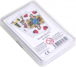 Karty na mariáš v plastovej krabičke
