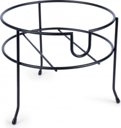 Kovový stojan na nápojový dávkovač s kohútikom, čierny, 23 cm