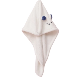 Superabsorpčný uterák na vlasy, turban na vlasy - béžový