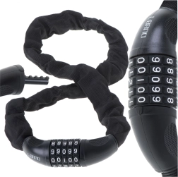 Bezpečnostný zámok na bicykel LEBRNO so šifrou