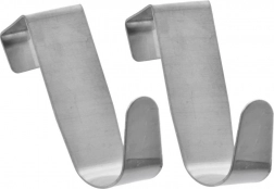 Oceľové háčiky na dvere, sada 2 ks