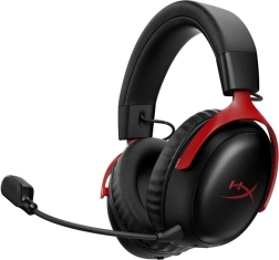 Bezdrôtové herné slúchadlá HyperX Cloud III S čierno‑červená