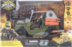 Vojenská sada s džípom