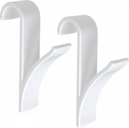 Plastové háčiky na radiátor, 2 ks – univerzálne závesné háčiky bez vŕtania