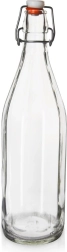 Sklenená fľaša s klipsovým uzáverom 750 ml