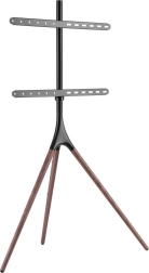Podlahový tripod stojan na TV 45–65" s drevenými nohami, 32 kg