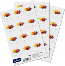 Samolepiace etikety na poháre 36 ks