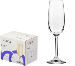 Krosno Pure poháre na šampanské 170 ml – 6 ks
