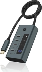USB-C hub IB-HUB1454-C31 so 4 portmi a napájaním 24 W