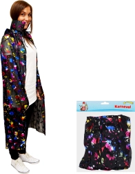 Plášť čarodeja 120 cm s potlačou tekvíc