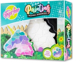 Mozaika s maľbou jednorožca