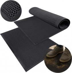 Vstupná rohož 90 × 60 cm RUHHY gumová, protišmyková 3D mriežka