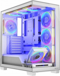 Počítačová skriňa Stellar 8F ARGB Biela