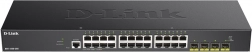 Gigabitový smart switch 24× GE a 4× 10G SFP+ D-Link DGS‑1250‑28X
