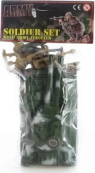 Plastoví vojaci s tankom