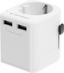 Univerzálny cestovný adaptér EU 12 W s USB
