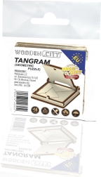 Drevené 3D hlavolamy – geometrická sada WOODEN CITY