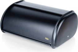 Oceľový chlebník čierny 43 × 27,5 × 18,5 cm Vilde