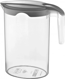 Plastový džbán s vekom 1,75 l