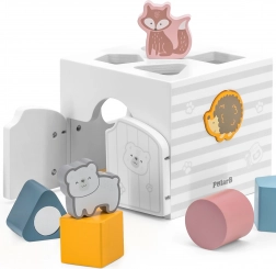 Drevená vkladačka so zvieratkami