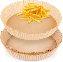Papierové okrúhle vložky do horúcovzdušnej fritézy 20 cm, 50 ks