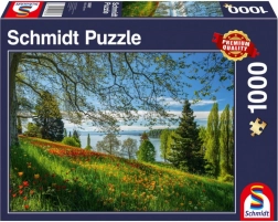 Puzzle Kvítúce tulipány na ostrove Mainau 1000 dielikov