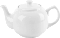 Porcelánová kanvica na kávu a čaj 1,7 l biela