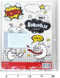 Priehľadný závesný obal U formát A4 matný